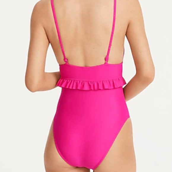 J Crew One Piece Ruffle Swimsuit - Picture 7 of 7